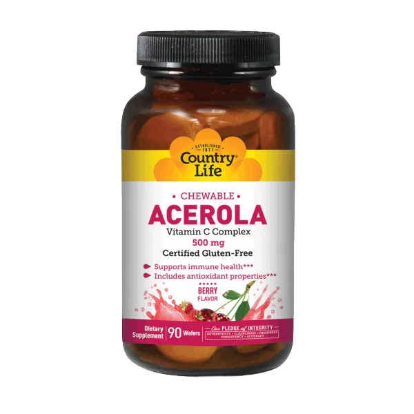 Country Life Acerola C 500mg Wafer 90c