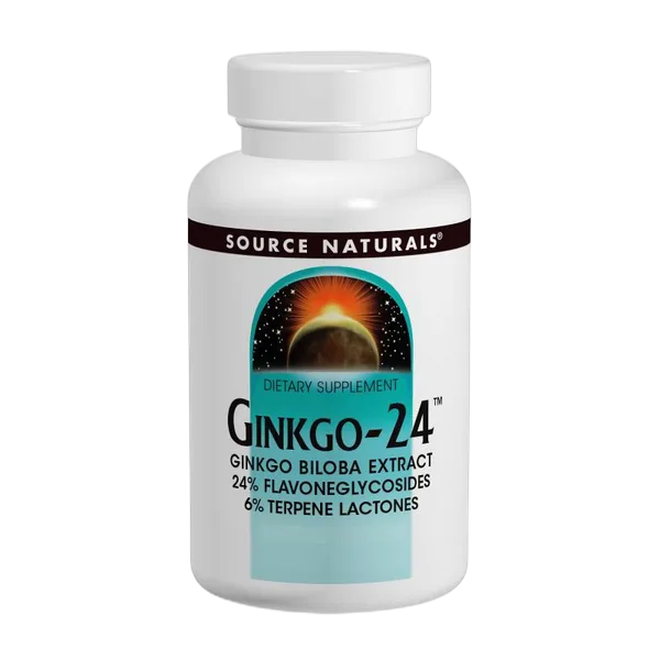 Source Naturals Ginkgo-24 Biloba Extract 120mg 30tabs