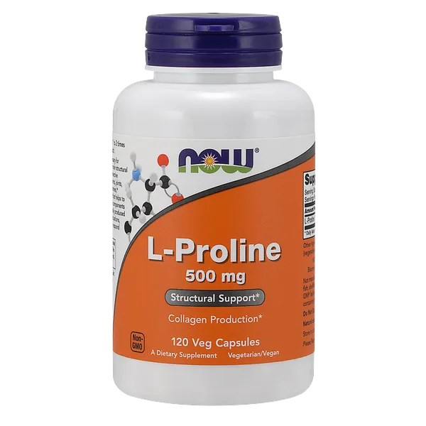 Now L- Proline 500mg 120vcaps