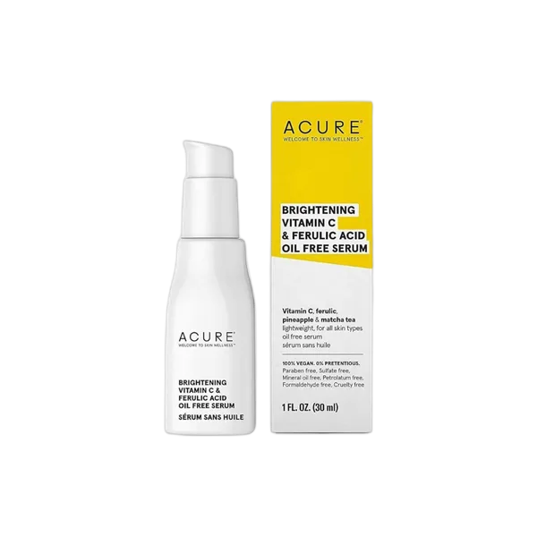 Acure Brightening Vit C & Ferulic Acid Serum (1oz) 30ml