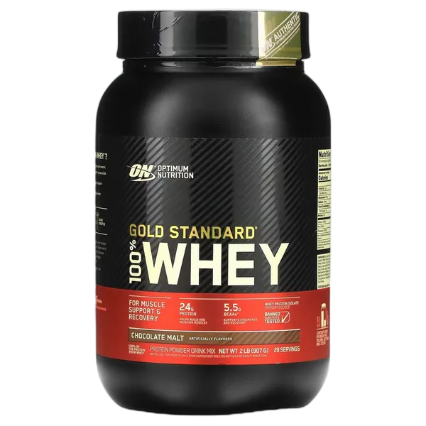 Optimum Nutrition Gold Stnrd 100% Whey Chocolate Malt (2lbs) 907g