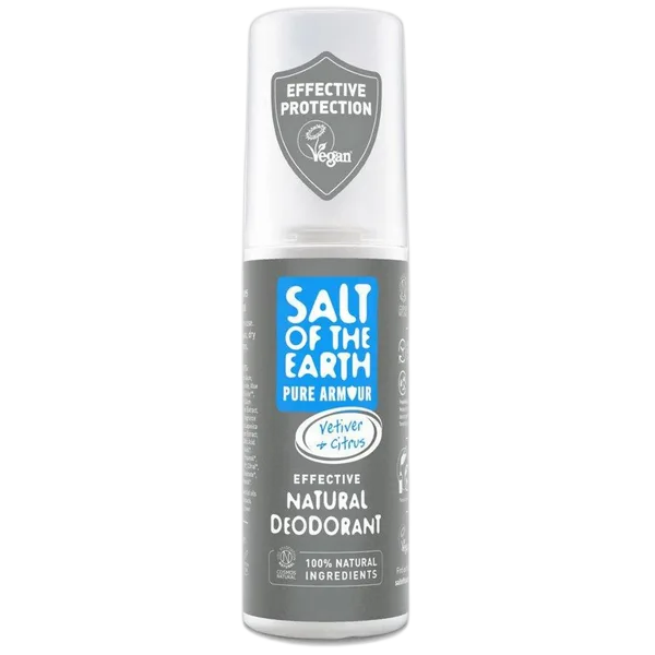 Salt Of The Earth Vetiver Citrus Natural Deod. 100ml
