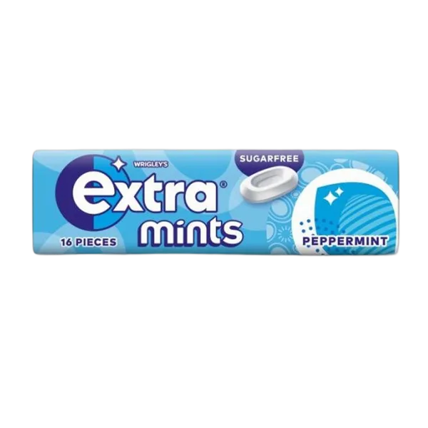 Wrigleys Extra Mints Peppermint Roll 16'S 28g  #851050