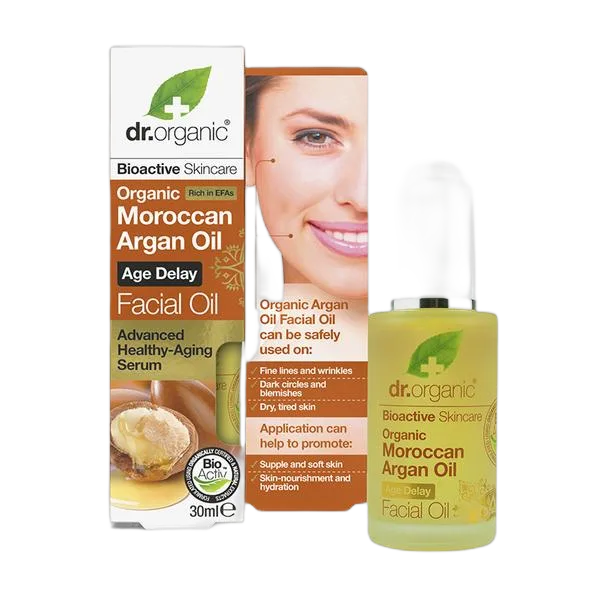 Dr Organic Moroccan Argan Oil Facial Oil 30ml