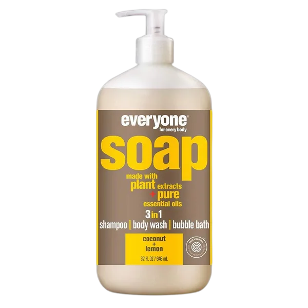 Everyone 3 In 1 Soap Coconut+Lemon 32floz/946ml