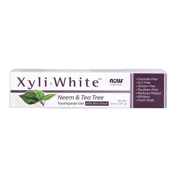 Now Xyliwhite Neem & Tea Tree T/Paste Gel/M/Flavour 181gm