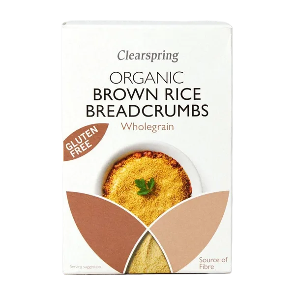 Clear Spring Org Gf Brown Rice Breadcrumbs W/Grain 250g