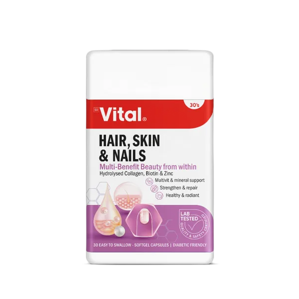 Vital Hair, Skin & Nails Caps 60’S