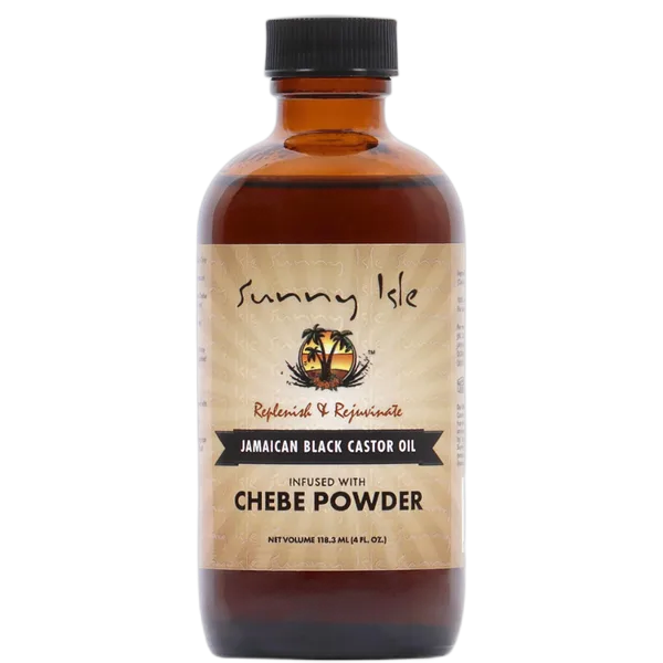 Sunny Isle Jamaican Black Castor Oil Infused With Chebe Powder 118.3ml