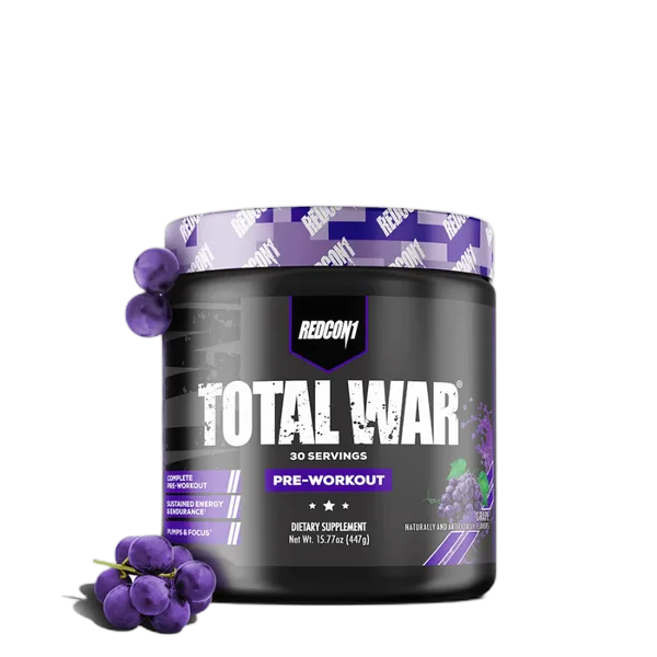 Redcon 1 Total War Pre-Workout Grape 30svs 468g