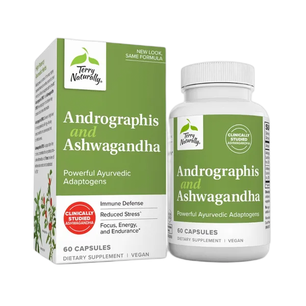 Terry Naturally Andrographis And Ashwagandha 60caps