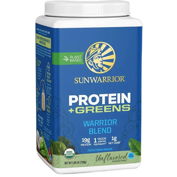 Sunwarrior Blend Greens & Prot Unflavored 750g
