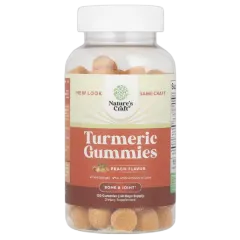 Nature’s Craft Turmeric Peach Flavor Gummies 120’s