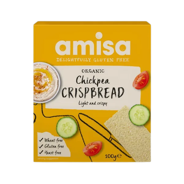 Amisa Org Gf Chickpea Crispbread 100g