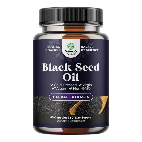 Nature'S Craft Black Seed Oil 1000mg 60caps