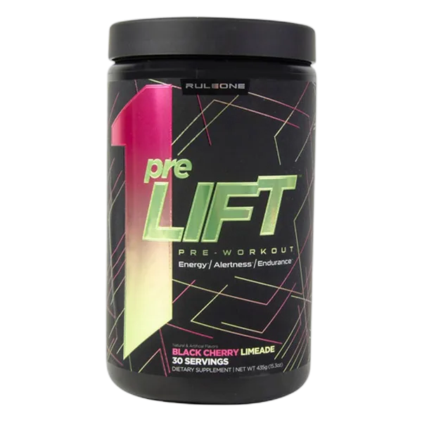 Rule 1 Pre-Lift Black Cherry Limeade 30svs/15.3oz435g