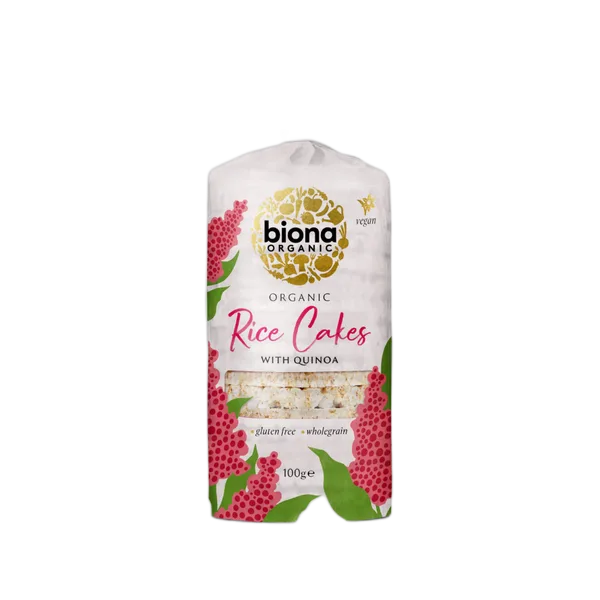 Biona Org Rice Cakes With Quinoa 100gm