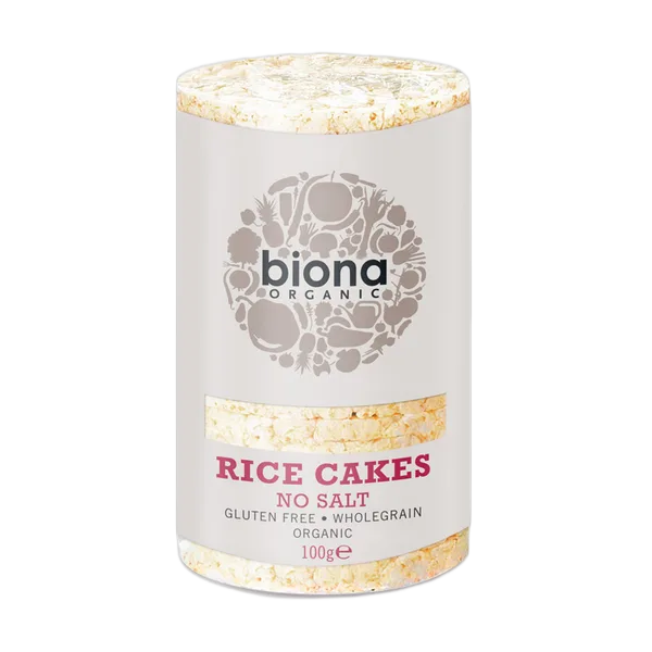 Biona Org Rice Cakes No Salt 100gm