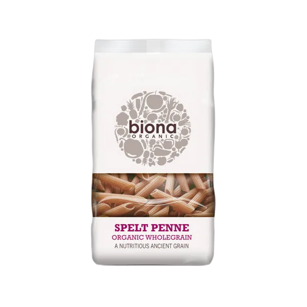 Biona Org Penne Pasta Whole Spelt 500gm