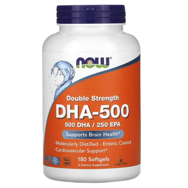 Now Dha 500 Mg 180 Softgels