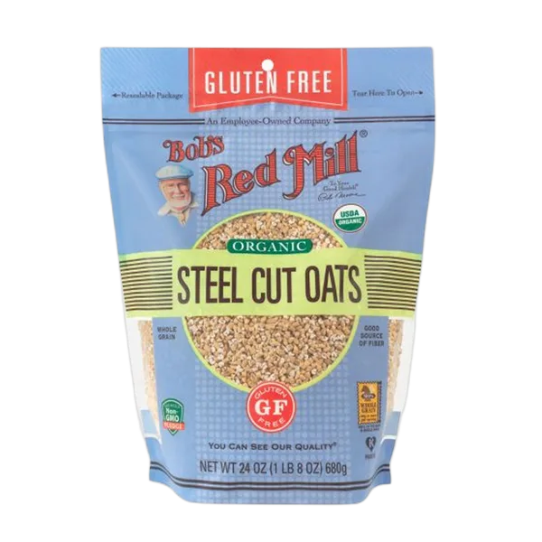 Bobs Rm G/F Steel Cuts Oats 680g