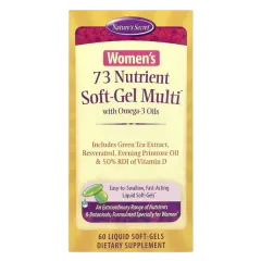 Natures Secret Womens 73 Nutrient Soft Gel Multi 60ct