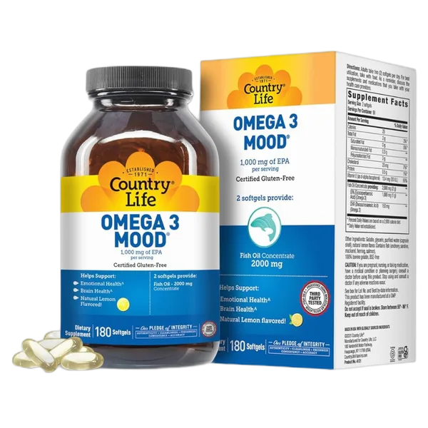 Country Life Omega 3 Mood 90softgels