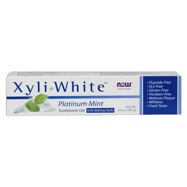 Now Xyliwhite Platinum Mint T/Paste Gel/B/Soda 181gm