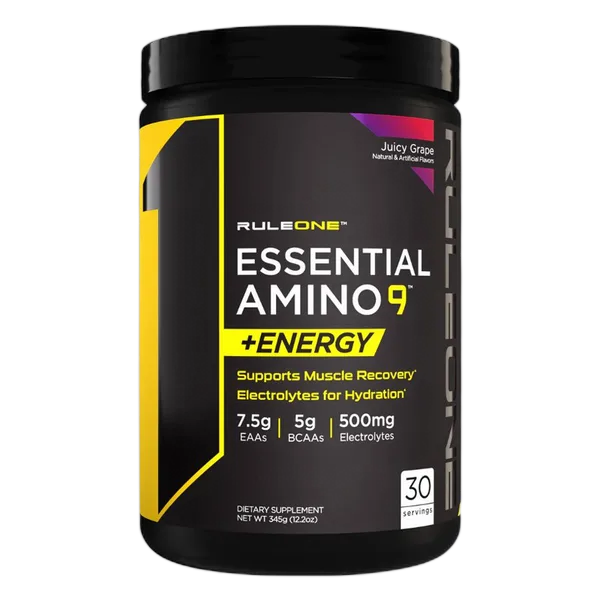 Rule 1 Essential Amino 9 Energy Juicy Grape (30svs/12.2oz) 345g #Ru0967