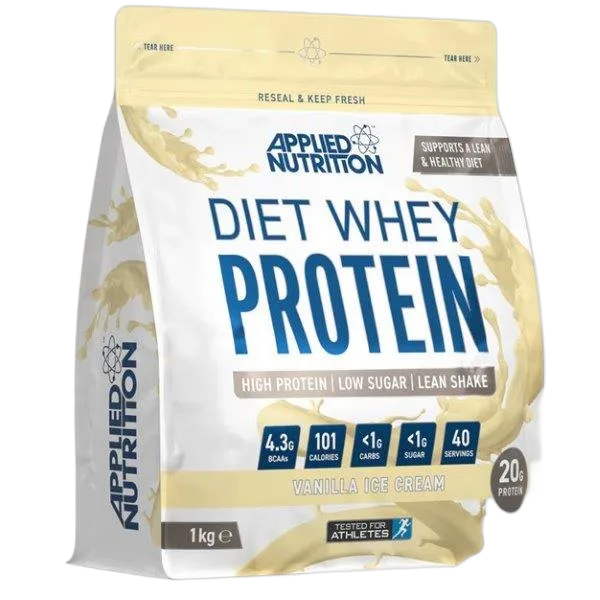 Applied Nutrition Gf Diet Whey Protein Vanilla Ice Cream 40s 1kg