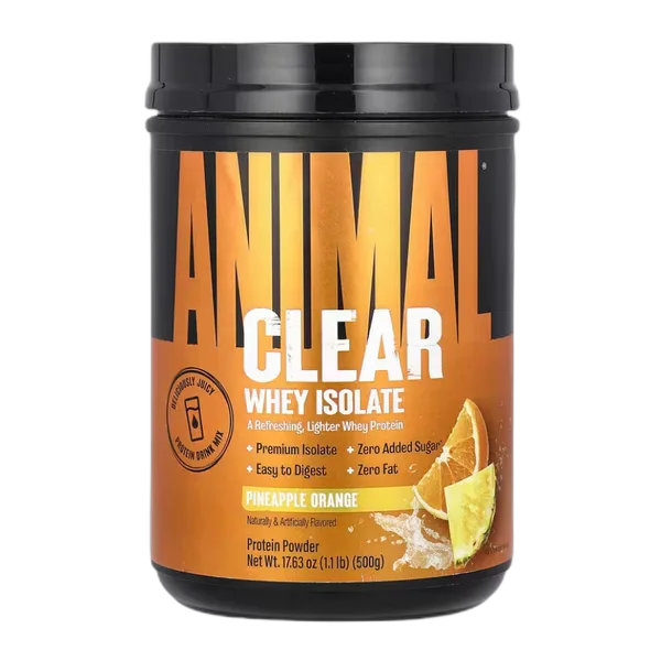 Un Animal Clear Whey Isolate P/Apple Orange Prot. Pwdr 500g
