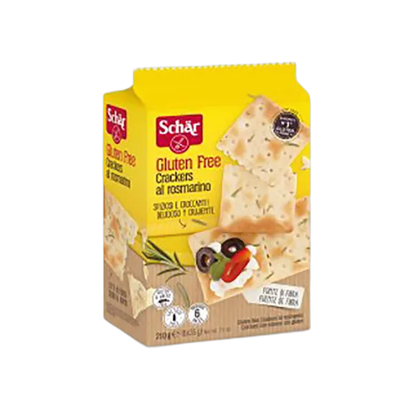 Dr Schar Gf Crackers Al Rosmarino Rosemary Crackers