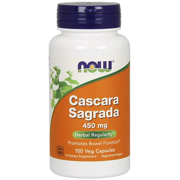 Now Cascara Sagrada 450mg 100caps