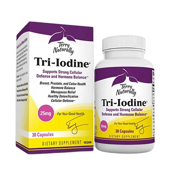 Terry Naturally Tri-Iodine (Vegan) 25g 30caps #Tn40813