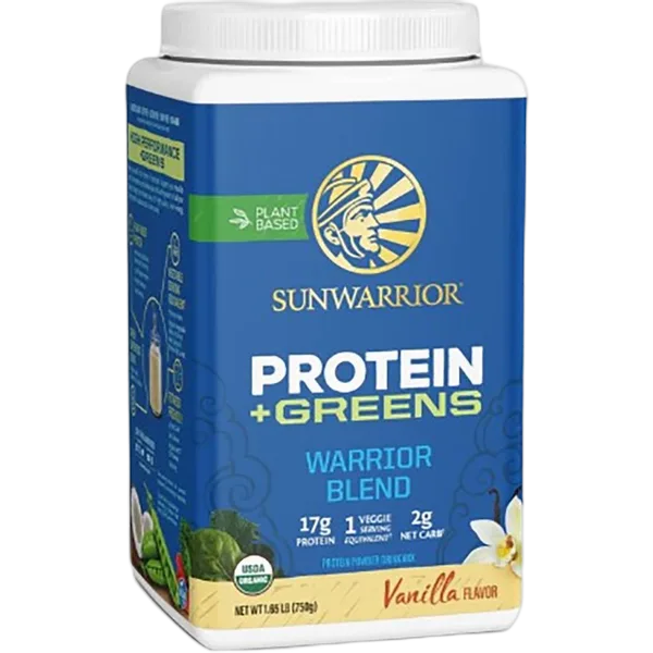 Sunwarrior Blend Greens & Prot Vanilla 750g