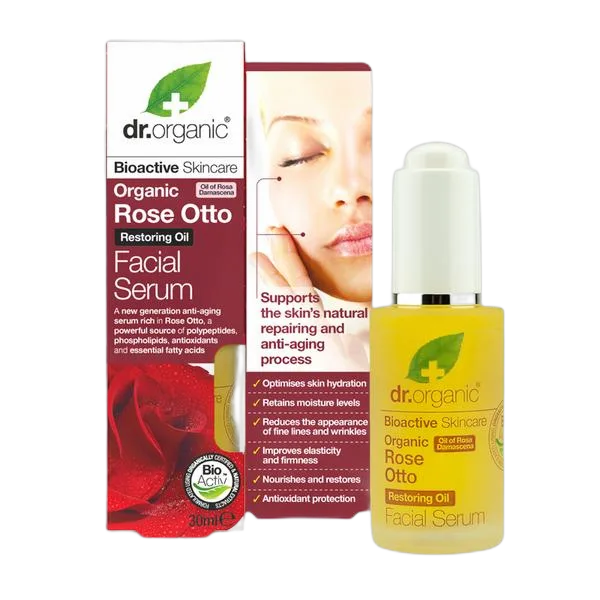 Dr Organic Rose Otto Facial Serum 30ml