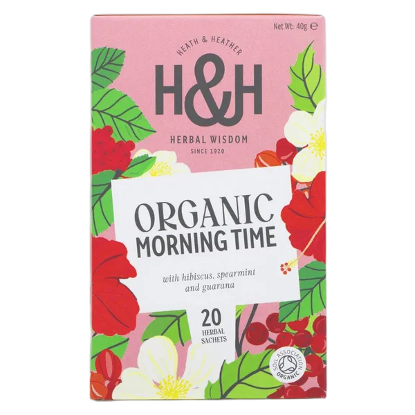 Heath And Heather Organic Morning Time Tea 20’S