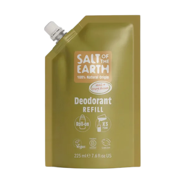 Salt Of The Earth Neroli & Orange Blossom Refill Roll-On Deodrant 225ml