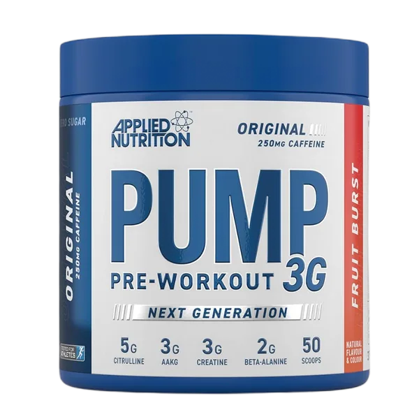 Applied Nutrition Pump 3g Pre-Workout Fruit Burst 25svs 375g