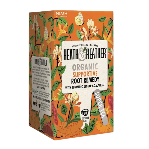 Heath And Heather Organic Supportive Root Remedy Tea 60'S