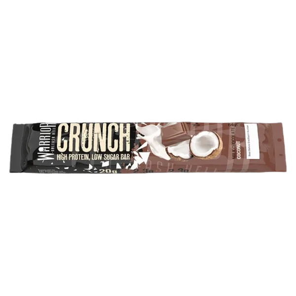 Warrior Crunch Milk Choc Coconut Prot Bar 64g
