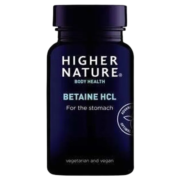 Higher Nature Betaine Hcl 300mg 90caps