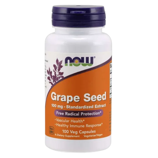 Now Grapeseed 100vegecaps