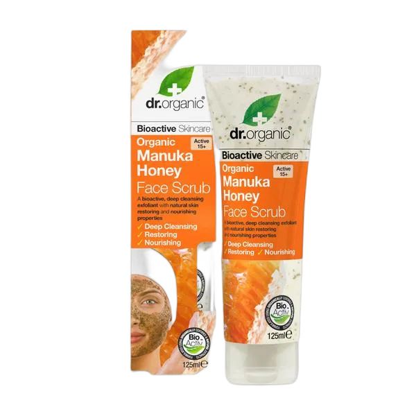 Dr Organic Manuka Honey Face Scrub 125ml