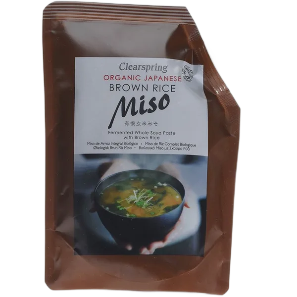 Clearspring Organic Japanese Brown Rice Miso Pouch 300g