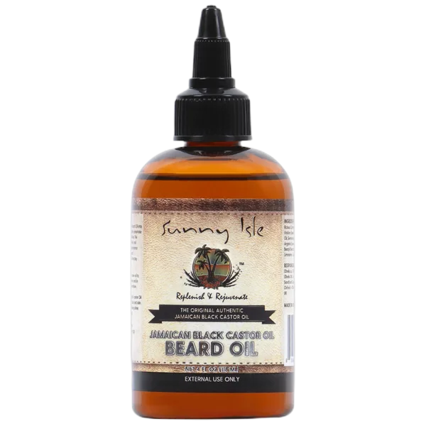 Sunny Isle Jamaican Black Castor Beard Oil 4oz/118ml