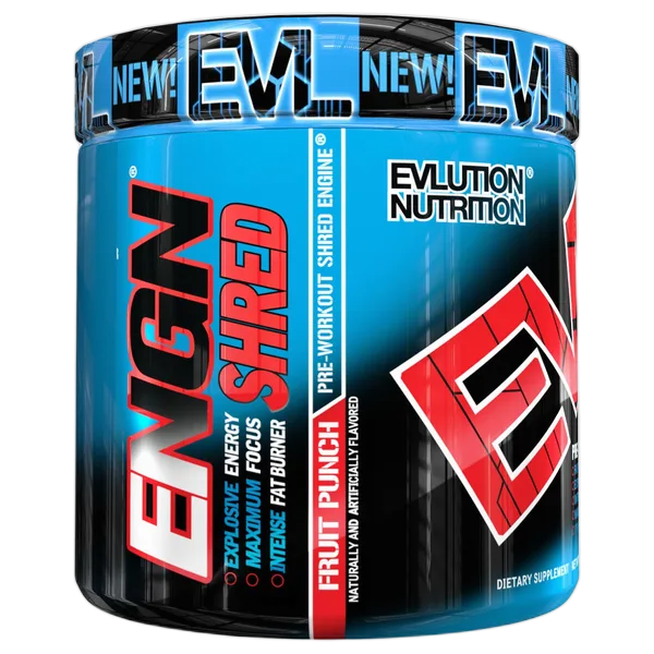 Evlution Nutrition Engn Shred Pre-Workout Fruit Punch 30 Servings 237g