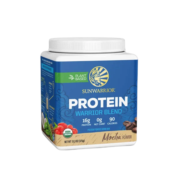Sunwarrior Blend Org Mocha Protein Powder 375g