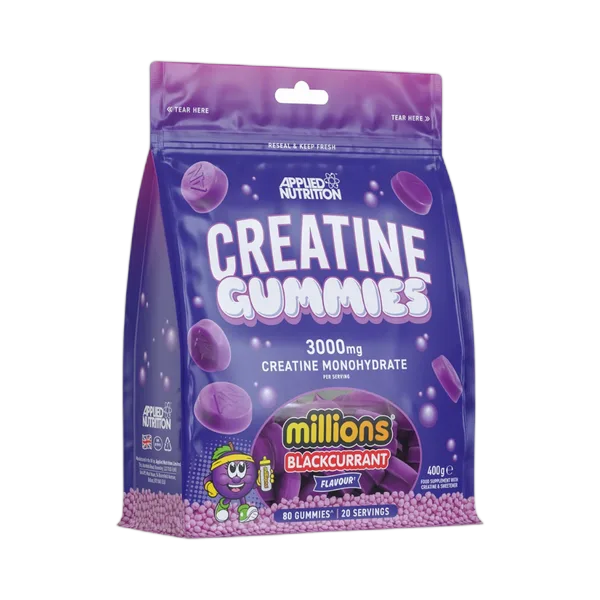 Applied Nutrition Creatine Monohydrate B/Currant Gummies (3000mg) 80’S 400g