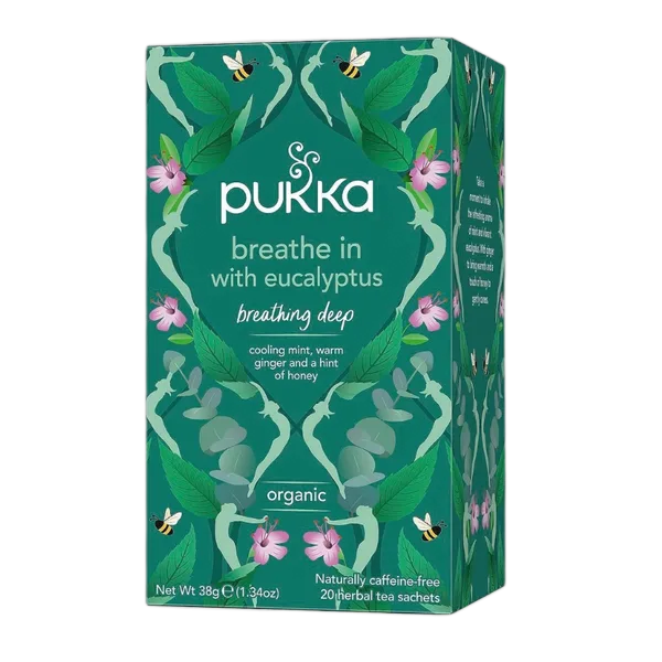 Pukka Org Breathe In With Eucalyptus Tea (20s) 38g